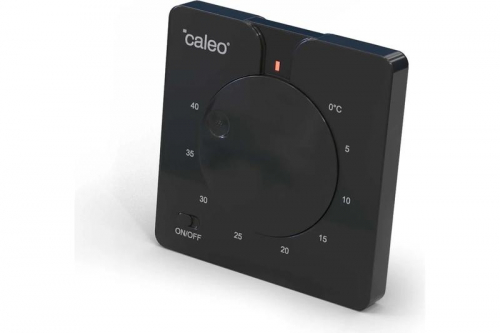 Терморегулятор C430 black встраиваемый аналоговый 3.5кВт CALEO 0К-00000791 фото 3