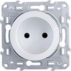 Механизм розетки 1-м СП Odace защ. шторки бел. SchE S52R033
