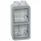 Коробка с каб. вводом PLEXO ISO20 2вых. верт. Leg 069668