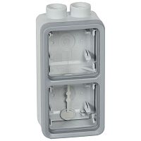 Коробка с каб. вводом PLEXO ISO20 2вых. верт. Leg 069668