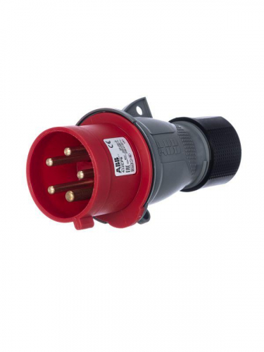Вилка кабельная Easy&Safe 432EP6 32А 3P+N+E IP44 6ч ABB 2CMA101995R1000 фото 3