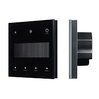 Панель сенсорная SMART-DALI-301-11-1G-4SC-DIM-IN BUS/24В Touch 2.4G IP20 пластик черн. INTELLIGENT ARLIGHT 046547