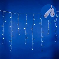 Гирлянда светодиодная "Бахрома" 25м 440LED бел. эффект мерцания соединяемая провод прозр. Uniel UL-00010885