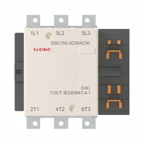 Контактор магнитный DSC150-3C00A230 150А 75кВт (AC3) 220В AC YON DSC150-3C00A230 фото 2