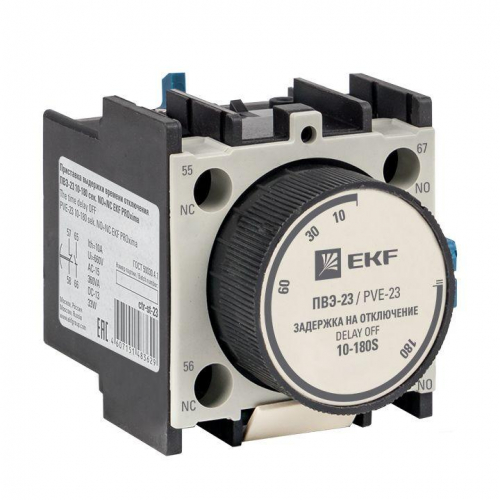 Приставка ПВЭ 23 10-180сек NO+NC EKF ctr-st-23 фото 4