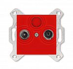 Розетка TV-R Levit оконечная красн. ABB 2CHH083503A6065