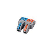 Клемма монтажная СМК PTC-2P 4226 BL/2 450В 32А 0.08-2.5 4.0кв.мм (уп.2шт) JazzWay 5073784