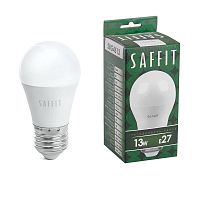 Лампа светодиодная SBG4513 13Вт G45 шар 4000К E27 230В SAFFIT 55161