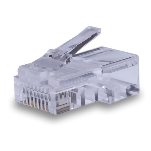 Коннектор 8P8C UTP 5e 50U (RJ-45) (уп.100шт) SUPRLAN 10-0207 фото 3