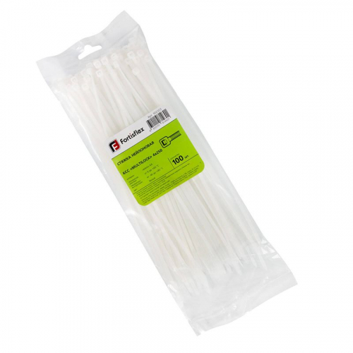 Хомут нейлоновый КСС MULTILOCK 4х250 бел. (уп.100шт) Fortisflex 102303
