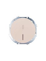 Выключатель проходной 1-кл. СП OSEN 10А IP20 с подсветкой механизм сл. кость LEZARD 743-9088-114