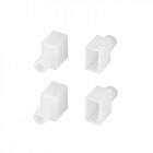 Заглушка WPH-FLEX-0612-SIDE WHITE с отверстием силикон Arlight 040834