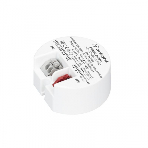 Блок питания ARV-SP-24025-PFC (24В 1А 25Вт) IP20 Пластик Arlight 047450