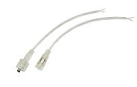 Кабель соединительный (2pin) герметичный (IP67) 2х0.35кв.мм 300В прозр. Rexant 11-9322
