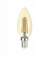 Лампа светодиодная филаментная PLED OMNI 6Вт C35 4000К нейтр. бел. E14 230В/50Гц Gold JazzWay 5020665