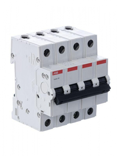 Выключатель автоматический модульный 4п C 20А 4.5кА Basic M BMS414C20 ABB 2CDS644041R0204 фото 2