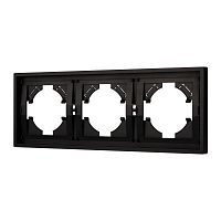 Рамка 3-м FRM-TENDO-PL-3-BK пластик. черн. Arlight 053844