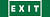 Знак безопасности NPU-3413.E25"EXIT" Белый свет a16531
