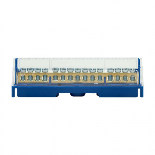 Клемма винт. п/п 15х5.3мм 1 син. на DIN-рейку DKC 5015N фото 2