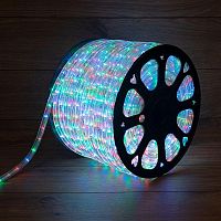 Шнур светодиодный Дюралайт чейзинг 3Вт 36LED/м мультиколор (RYGB) (уп.100м) Neon-Night 121-329