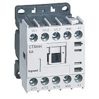 Контактор CTX-3 3P 6А 1НО ~24В мини Leg 417000