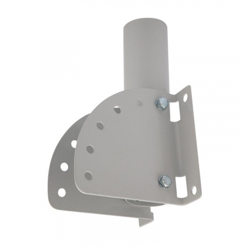 Кронштейн для консольного светильника КР-3.1 накладного монтажа или под бандажную ленту с переменным углом сер. (сталь 2мм 230х150х150 d51) Rexant 607-400 фото 4