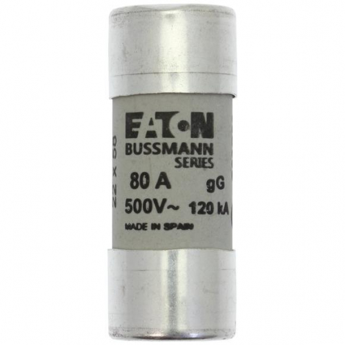 Предохранитель цилиндрический GG 22.2х58 80А боек EATON C22G80S фото 2