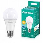 Лампа светодиодная LED20-A65/845/E27 20Вт грушевидная матовая 4500К бел. E27 220В Camelion 13165