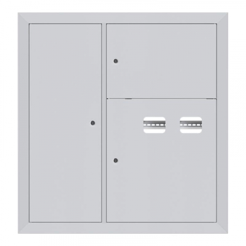 Щит этажный 2кв. слаботочка слева (1000х950х160) Basic EKF mb28-v-2z