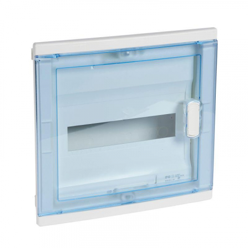 Бокс СП Nedbox 12+2мод. (1х12) син. дверь Leg 001421