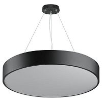 Светильник светодиодный Geometria Ring SPO-132-B-40K-088 88Вт 4000К IP40 800х800х80мм подвесной драйвер внутри черн. Эра Б0058901