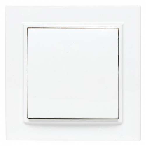 Выключатель 1-кл. СП Минск 10А IP20 бел. Basic EKF ERV10-021-10 фото 2