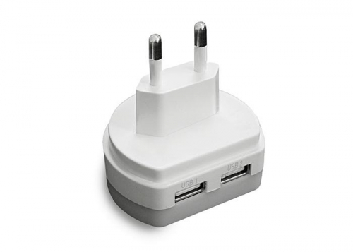 Ночник NL-01 USB-датчик освещения 2хUSB-выход ФАZА 5034716 фото 2