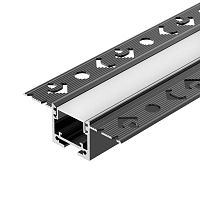 Профиль SL-LINIA20-FANTOM-2500 BLACK L2500 алюм. Arlight 039071