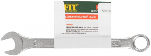 Ключ комбинированный "Хард" хромированное покрытие 14мм FIT 63144 фото 3