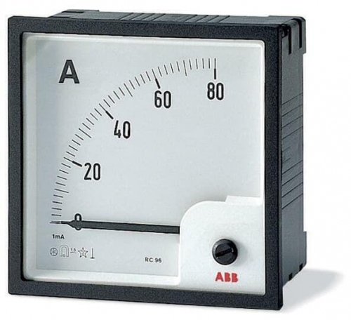 Амперметр переменного тока AMT1-A1-5/96 прям. вкл. ABB 2CSG313030R4001