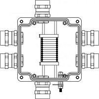 Корпус взрывозащищенный 160х160х90мм 1Ex e IIC T5 Gb IP66 GRP DKC 1231.051.19.00J