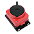 Розетка ОП MultiSet 16А 2К+З 250В IP44 каучук красн. SE MST4403RD