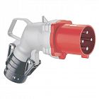 Вилка угловая Hypra 3К+З 400В 63А IP44 Leg 053873