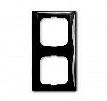 Рамка 2-м Basic 55 chateau-black ABB 2CKA001725A1507