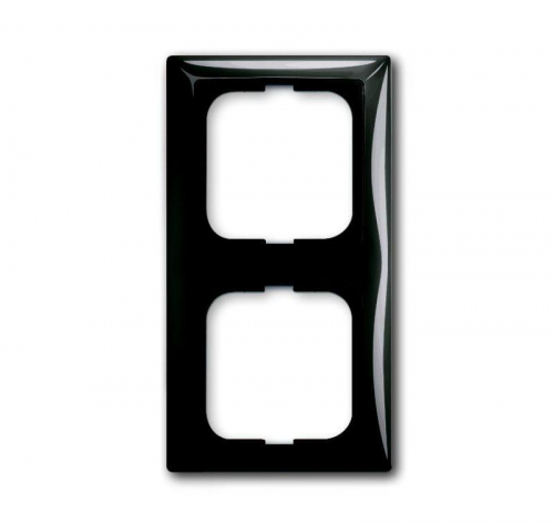Рамка 2-м Basic 55 chateau-black ABB 2CKA001725A1507