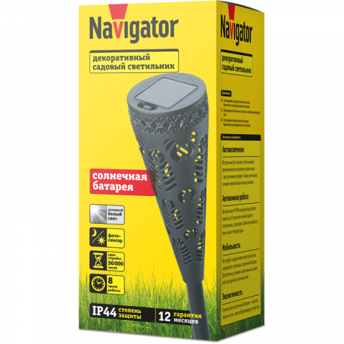 Светильник декоративный садовый NSL-16 на солнечн. батарее Navigator 93223 фото 2