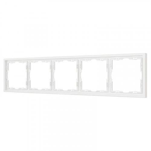 Рамка 5-м FRM-NOBE-SFPL-5-WH пластик. бел. Arlight 054227