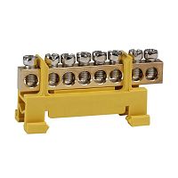 Шина нулевая тип Стойка OptiKit BB-S-PE-DIN-8-6х9 желт. КЭАЗ 277836