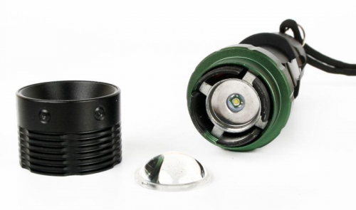 Фонарь аккумуляторный E142 CREE 3Вт фокус 3 режима 220В пластик. черн. (бокс) Ultraflash 12187 фото 7