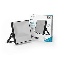 Прожектор светодиодный EVO 10Вт 6500К IP65 900лм 100-240В ДО черн. GAUSS 687511310