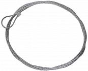 Трос стальной L1000 с петлей IEK CLP1M-SRL-2-01