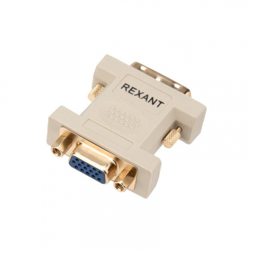 Переходник штекер DVI-I - гнездо VGA Rexant 17-6821 фото 4
