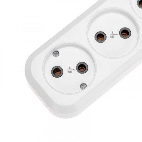 Удлинитель 3х3м без заземл. 2х0.75 бел. PROCONNECT 13-4206 фото 5