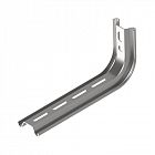 Консоль L-образная KSL100 INOX304 осн.100 сталь 2мм КМ LO8721